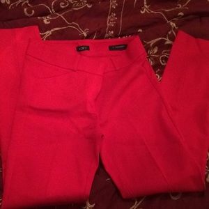 Red Loft work pants - Marisa skinny
